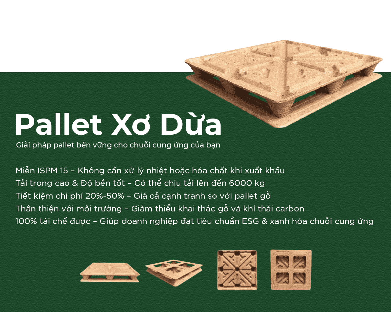 Coconut Coir Pallets